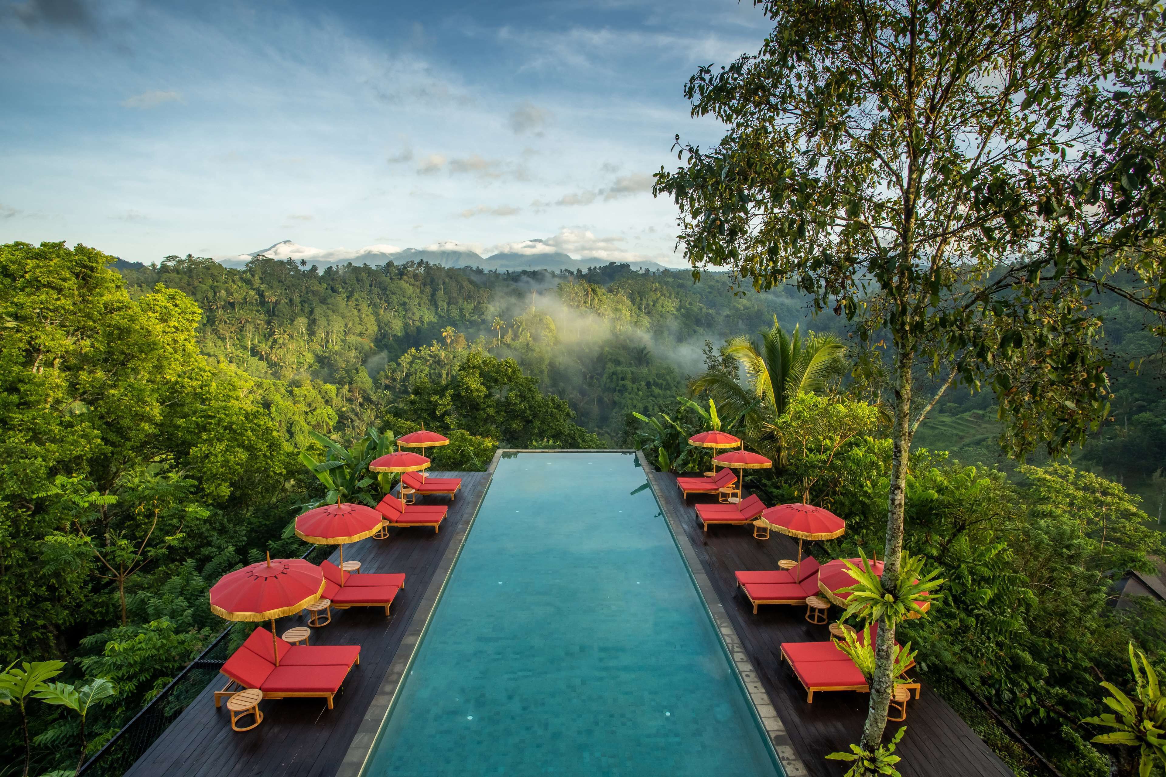 Outdoor pool, open 7:00 AM to 9:30 PM, pool umbrellas, pool loungers