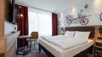 Comfort-Zimmer, 1 Doppelbett | Zimmersafe, Schreibtisch, schallisolierte Zimmer, kostenlose Babybetten
