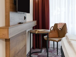 In-room safe, desk, soundproofing, free cribs/infant beds