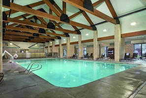 Indoor pool, a heated pool