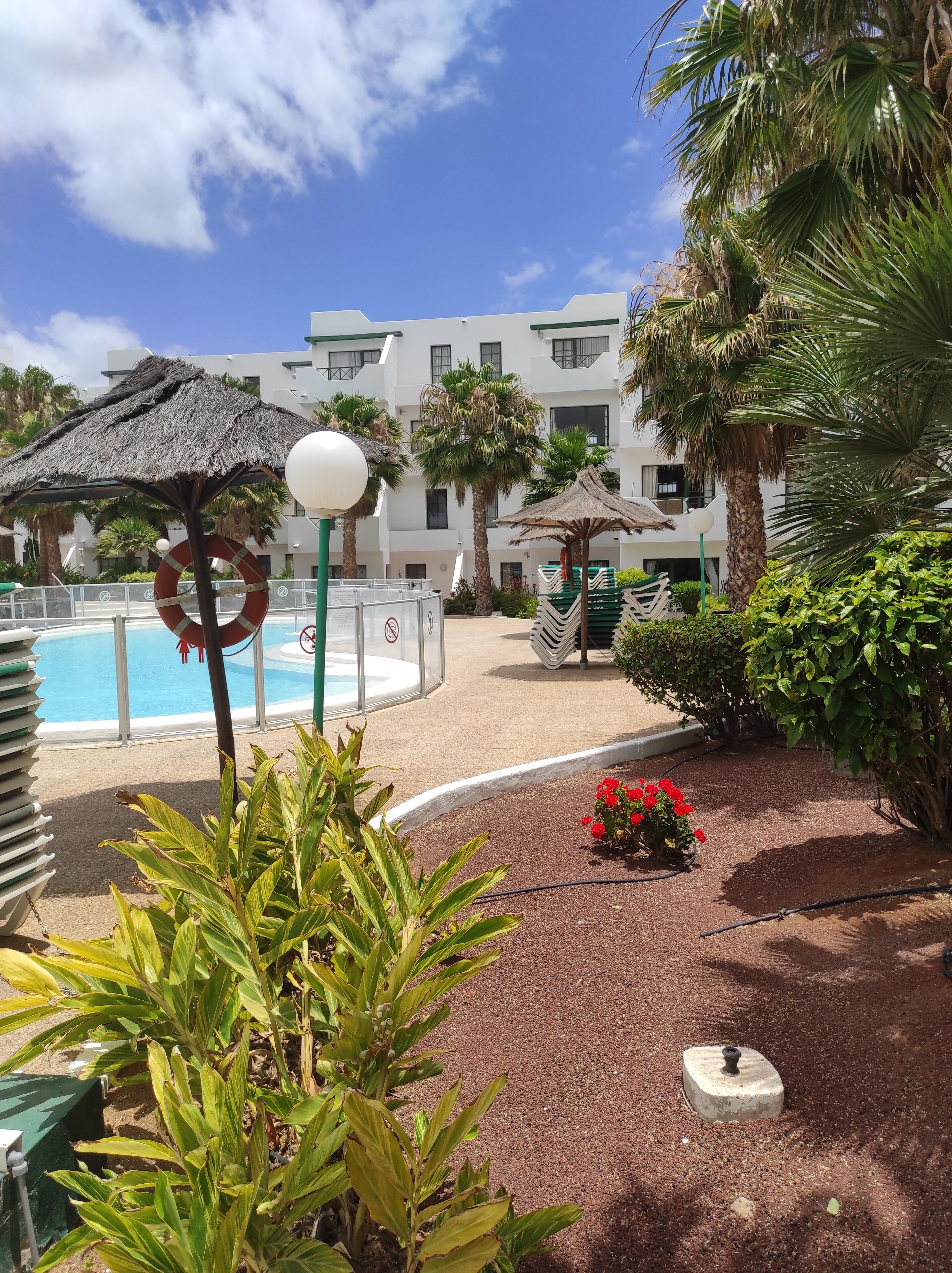 Alberca al aire libre y alberca climatizada