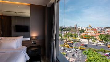 Suite Signature, 1 letto king con divano letto | Vista città