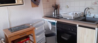 Accommodation for 6 people, Mont Blanc view and at the foot of the slopes 