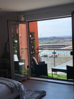 Luxury Apartment, Private Bathroom | Balcony view