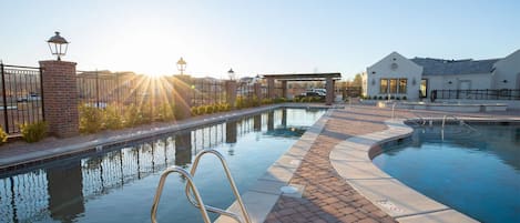 Una piscina riscaldata