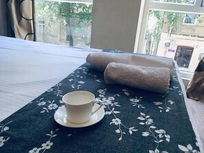 Suite básica | 1 habitación, tabla de planchar con plancha y wifi gratis 