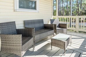 Terrace/patio - Gulf Coast Condos on the Sand Dunes - 102 (Dauphin Island)