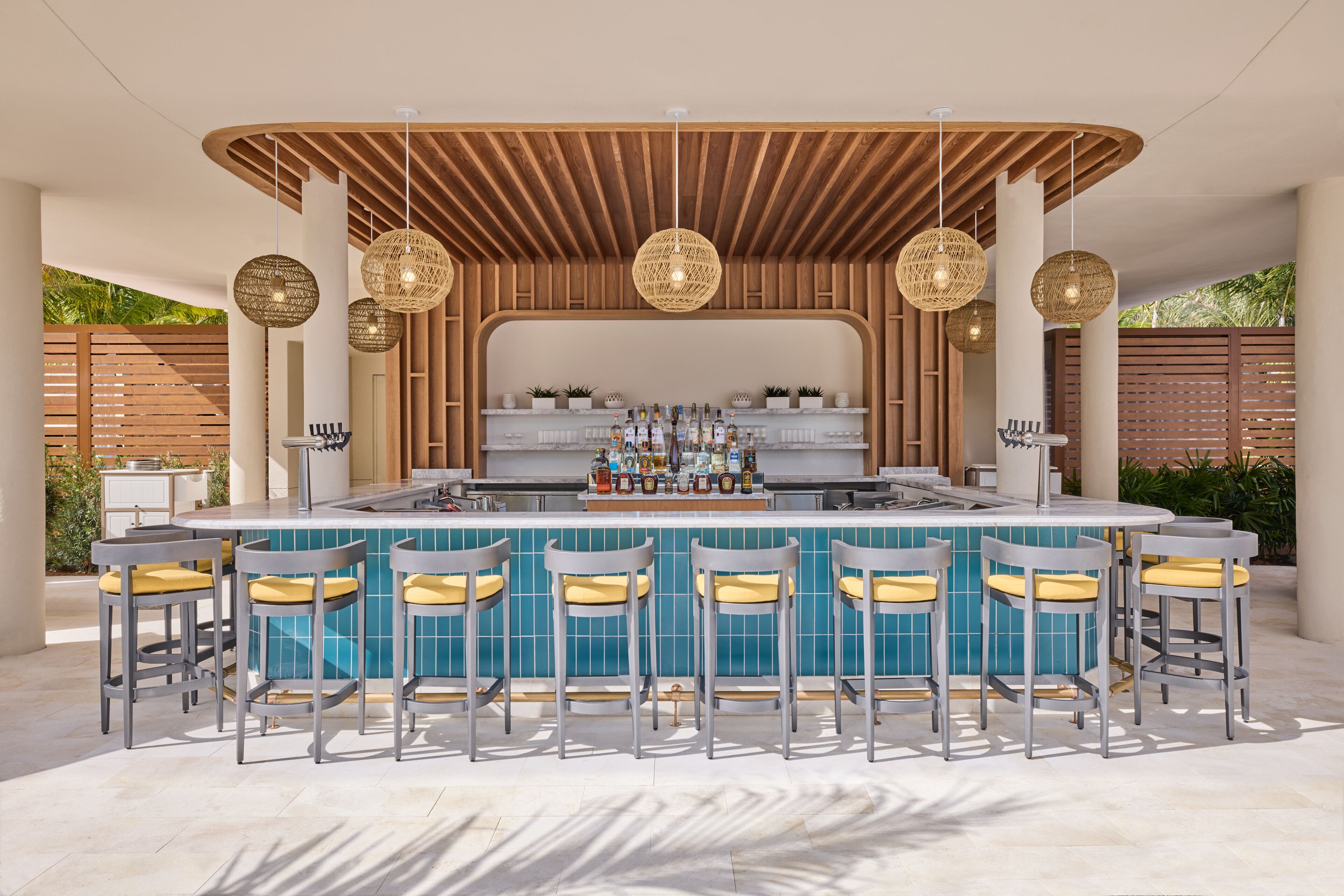 Poolside bar