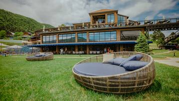 Udsigt fra overnatningsstedet