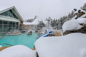 Indoor pool, a heated pool