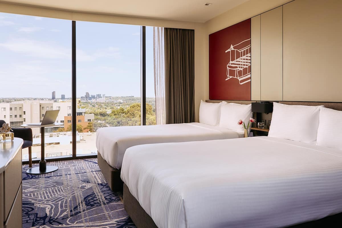 Superior Double Room, 2 Double Beds | Premium bedding, pillowtop beds, desk, laptop workspace