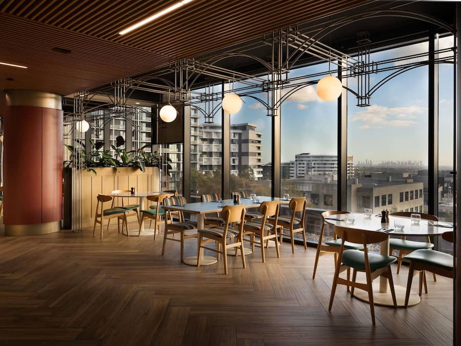 Breakfast, lunch and dinner served