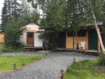 Kenai River Fishing 20 foot yurt