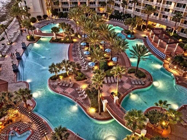 Indoor pool, outdoor pool