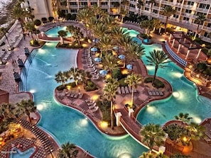 Indoor pool, outdoor pool