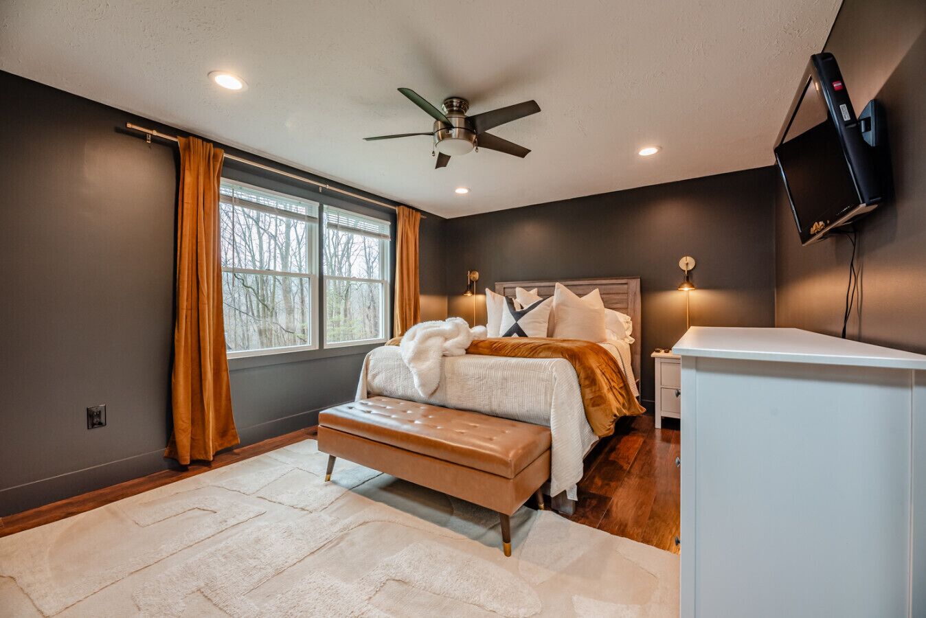 2 多间卧室、WiFi、床单