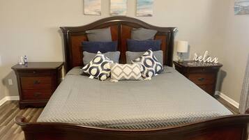 2 bedrooms, iron/ironing board, travel crib, free WiFi