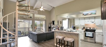 WaterFront Condo in upscale neighborhood of April Sound “Our Happy Place”