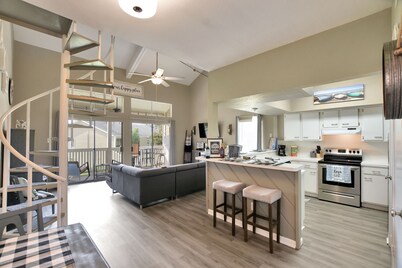 WaterFront Condo in upscale neighborhood of April Sound “Our Happy Place”