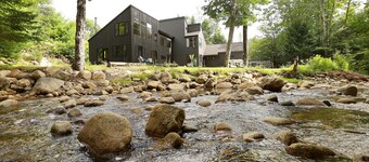 Pet Friendly Waterville Valley Riverfront Home across from hiking/xc skiing (WB75V)