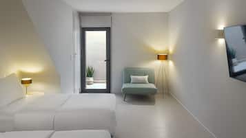 Vila premium, 3 quartos, piscina particular | 3 quartos, roupas de cama premium, camas com colchões pillow-top