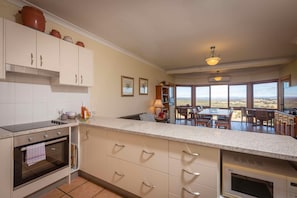 Microwave, dishwasher, coffee/tea maker