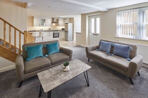 Ferienhaus | Wohnbereich | 32-Zoll-Flachbildfernseher mit Digitalempfang, Fernseher