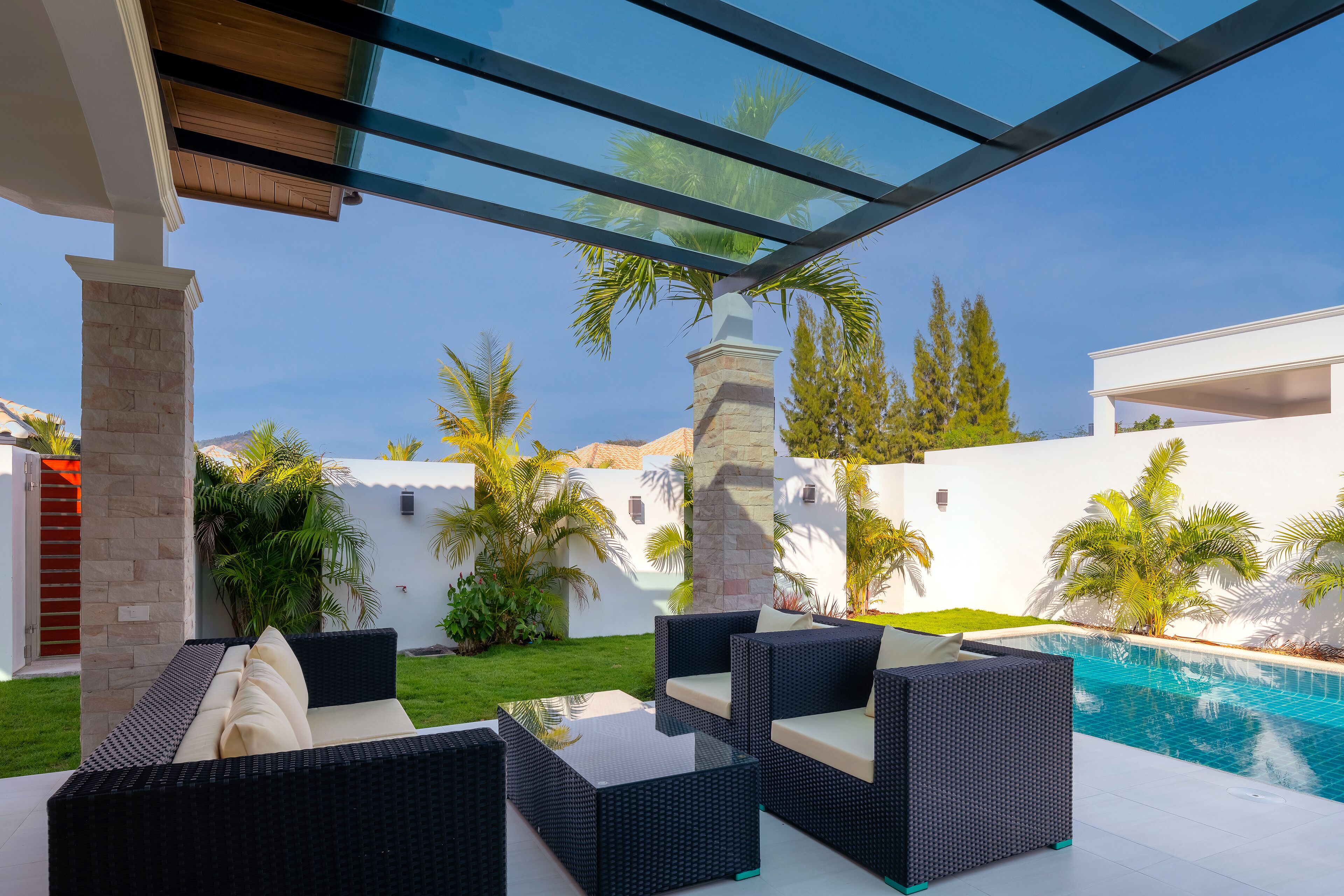 3-Bedroom Private Pool Villa | Terrasse/patio