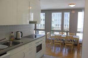 Apartment, 2 Bedrooms | Private kitchen | Full-sized fridge, dishwasher, espresso maker, electric kettle - Herisau Apartments (Herisau)