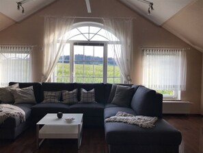 Fernseher, Bücher, Musikbibliothek