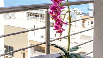 Junior Suite, Balcony, Sea View | Balcony view