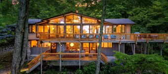 Retro Metro Deck House | MCM Gem with Hot Tub & Spectacular Views!