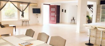 A peaceful family home with brilliant sea views, set within private grounds.