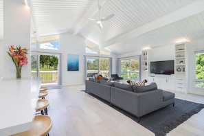 House, 4 Bedrooms | Living room - Hale Mauna Nui 4 Bedroom Home by RedAwning (Princeville)