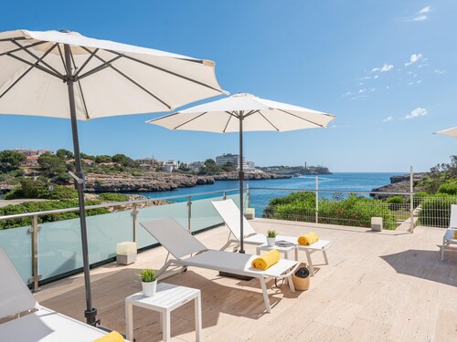 Villa Sa Caleta mit Meerblick, Pool, Sauna und Whirlpool