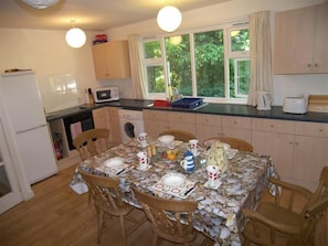 Fridge, microwave, high chair, ice maker