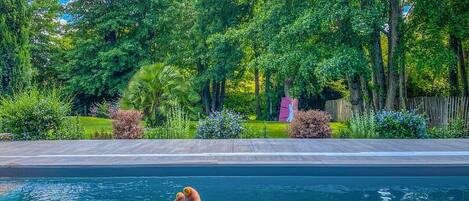 Indoor pool, a heated pool