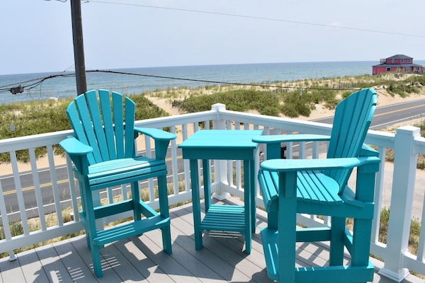 View from the uncovered upper deck