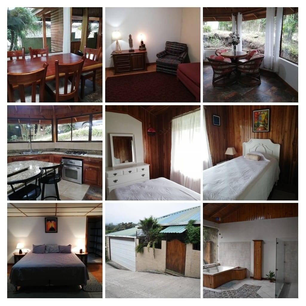 4 chambres, bureau, Wi-Fi gratuit, draps fournis