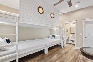 8 bedrooms, hypo-allergenic bedding, iron/ironing board, WiFi