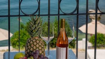 Memory foam beds, free minibar items, individually decorated