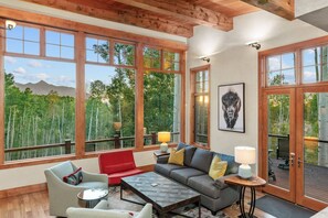 TV, fireplace - Canyon View Retreat - Scenic & Secluded (Telluride)