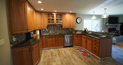 Contemporary Ranch on 23 private acres.