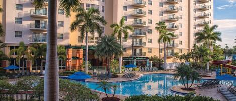 Indoor pool, outdoor pool