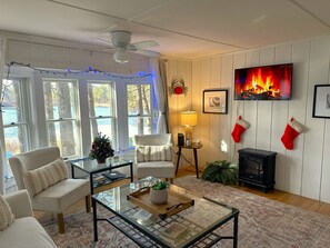 Älytelevisio, takka