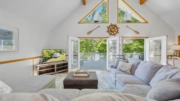 TV connectée, cheminée