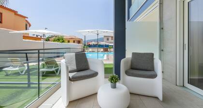 Apartment "Residence Meridian Unità 1" Near the Beach with Mountain View
