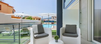 Appartamento "Residence Meridian Unità 1" vicino alla spiaggia con vista sulle montagne