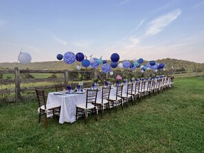 Área para banquetes al aire libre