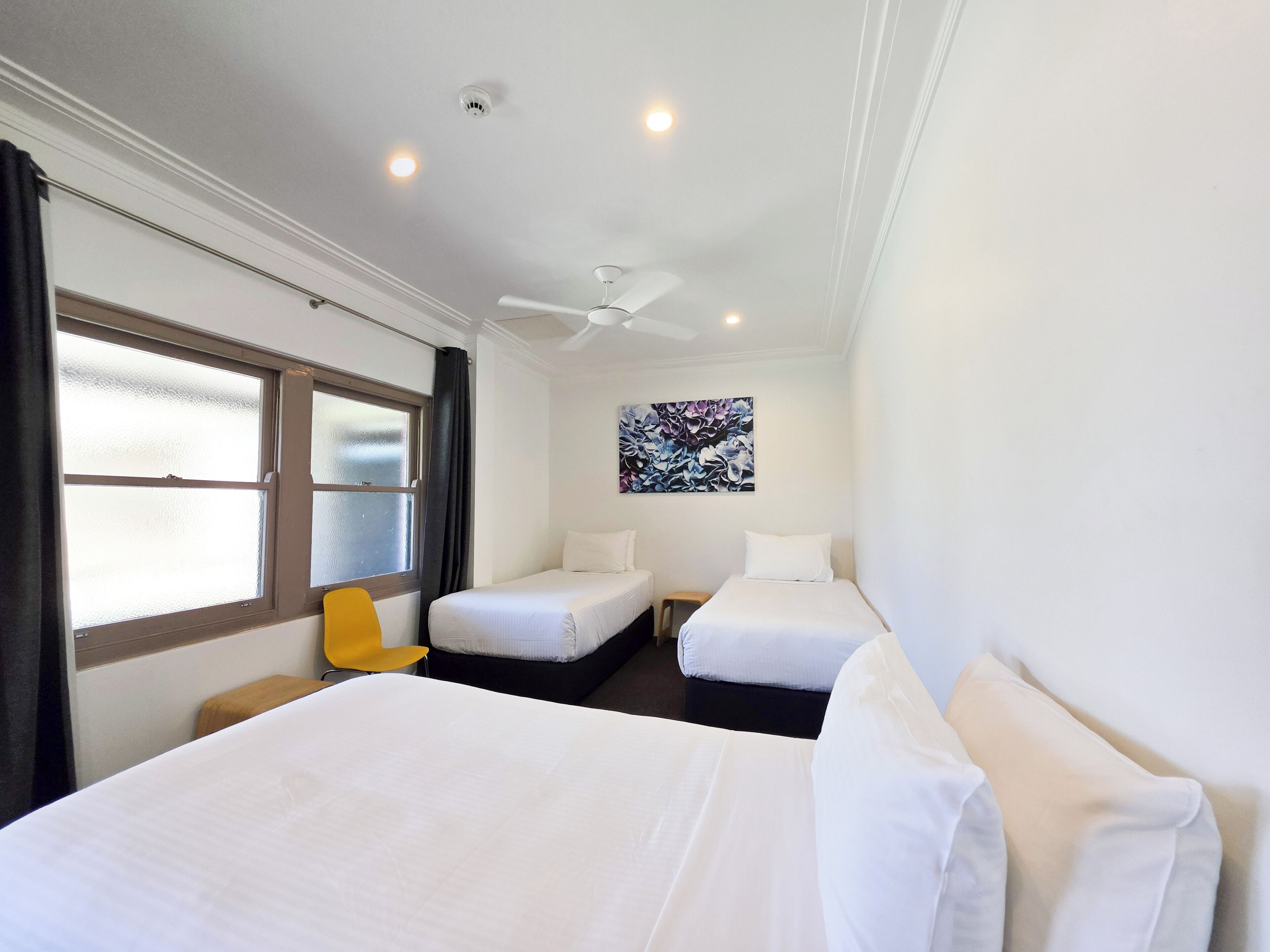 Triple Single Room (Shared Bathroom) | Free WiFi, bed sheets